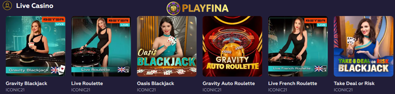 Playfina Roulette