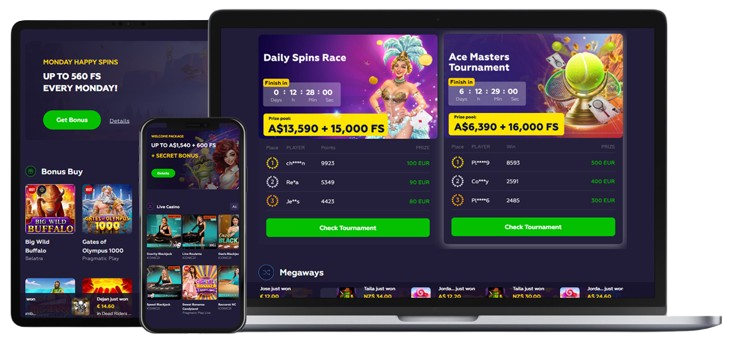 Playfina Casino Desktop