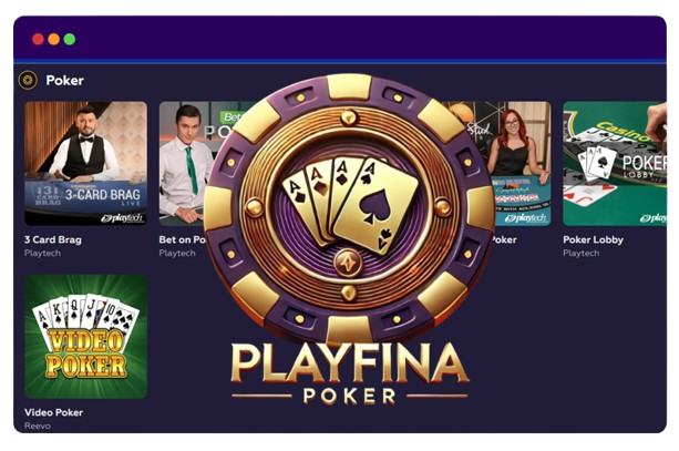 Playfina Casino live poker